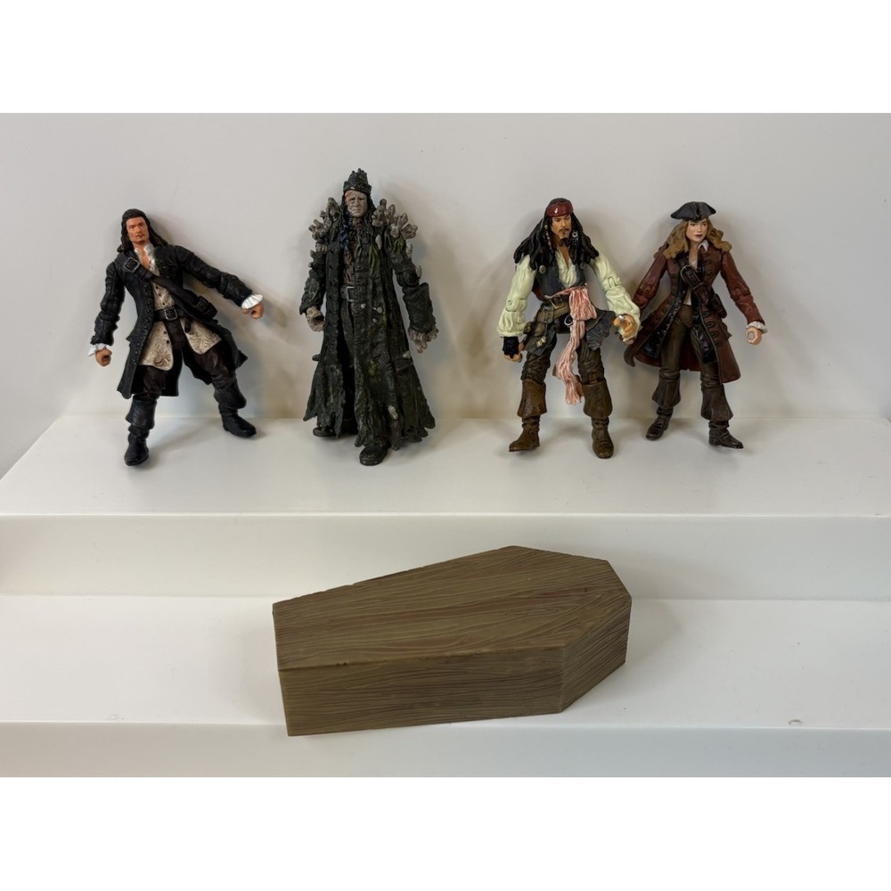 Pirates of the Caribbean Dead Mans Chest Figures Bill Turner Swann Will Jack